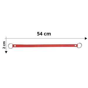 Manico Per Borsa Con Anelli In Metallo 54x2 Cm - - LacariaRicami.Store