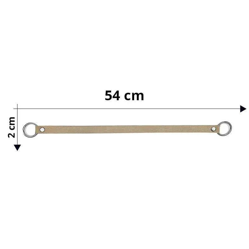 Manico Per Borsa Con Anelli In Metallo 54x2 Cm - - LacariaRicami.Store