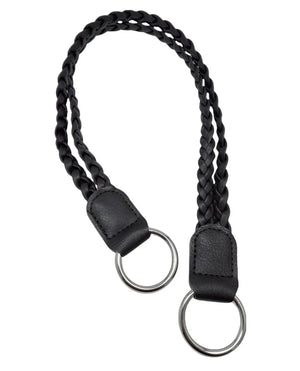 Manico Intrecciato Per Borsa Con Anelli In Metallo 50x3 Cm - - LacariaRicami.Store