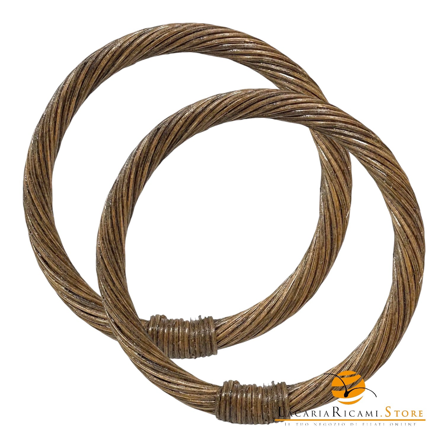 MANICI in Rattan - Colore: 12,5 Cm - CASTORO - by LacariaRicami.Store