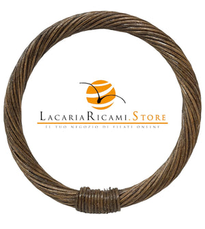 MANICO Tondo Intrecciato in Rattan 12,5 Cm - - LacariaRicami.Store