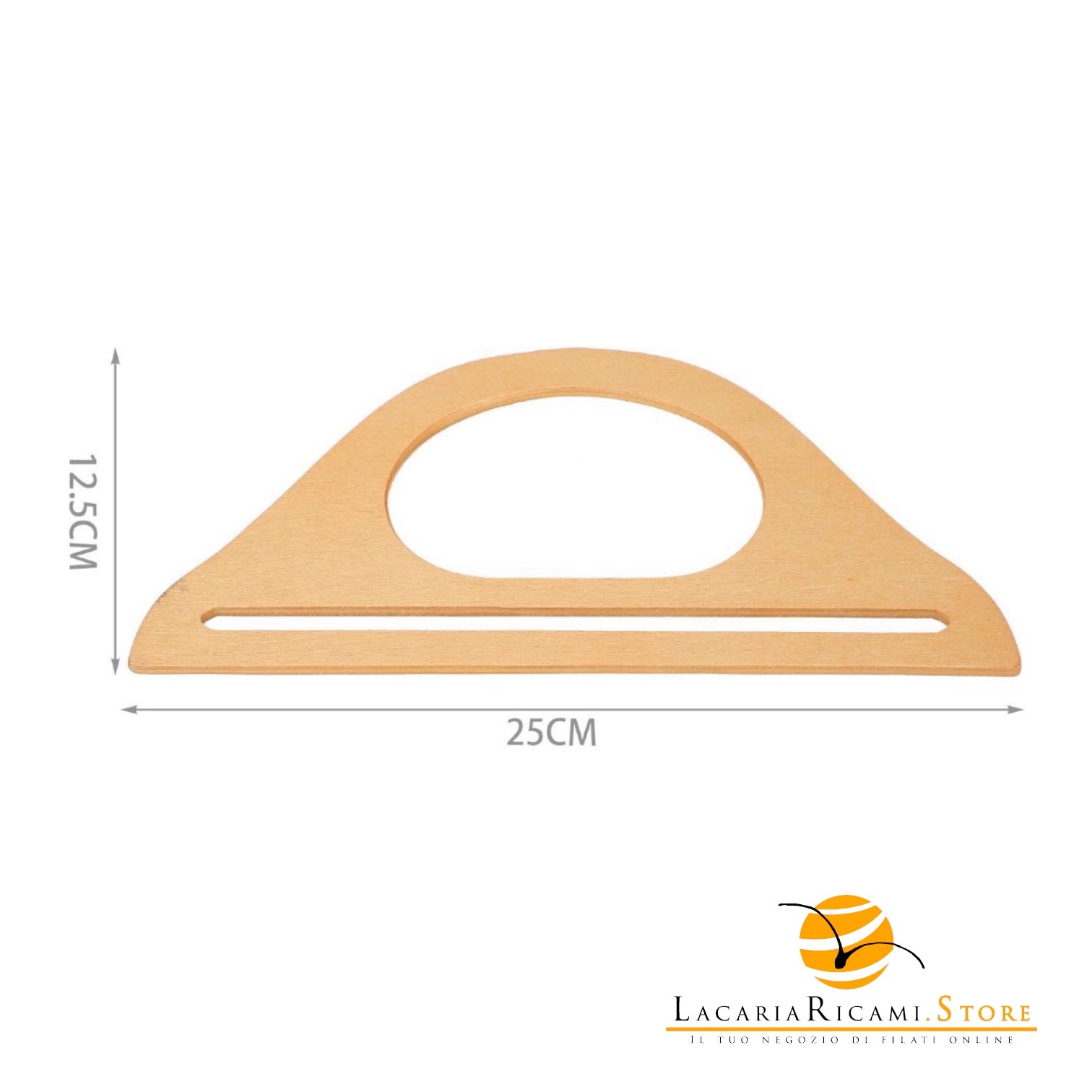 MANICI In Legno 25x12,5 Cm