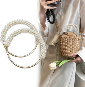 Manico Con Perle Per Borse - MAF Accessories - Colore: - by LacariaRicami.Store