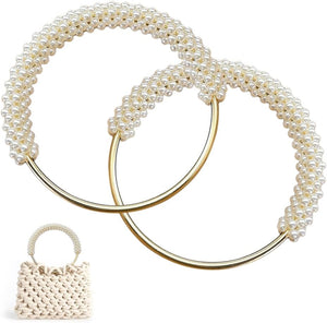 Manico Con Perle Per Borse - MAF Accessories - Colore: - by LacariaRicami.Store