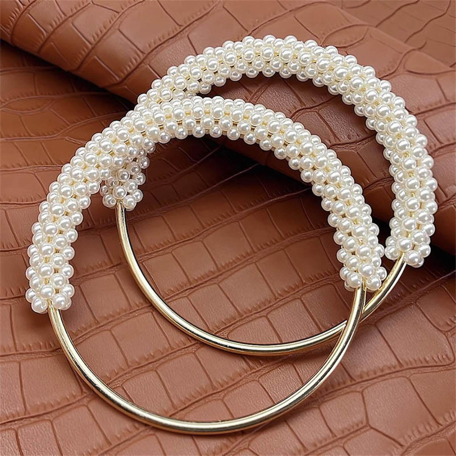 Manico Con Perle Per Borse - MAF Accessories - Colore: - by LacariaRicami.Store