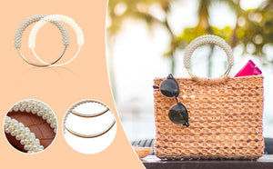 Manico Con Perle Per Borse - MAF Accessories - Colore: - by LacariaRicami.Store