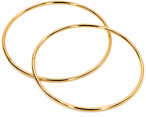 Manici TONDI Metallici - Mas Srl - Colore: 250 mm - ORO - by LacariaRicami.Store