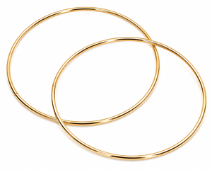 Manici TONDI Metallici - Mas Srl - Colore: 300 mm - ORO - by LacariaRicami.Store