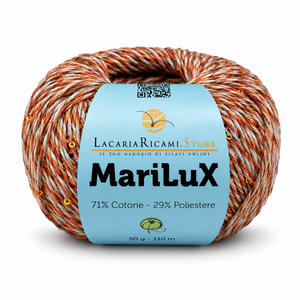 COTONE MariLuX - LacariaRicami.Store - Colore: 36 - ARANCIO MIX - by LacariaRicami.Store