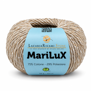 COTONE MariLuX - LacariaRicami.Store - Colore: 37 - CREMA MIX - by LacariaRicami.Store