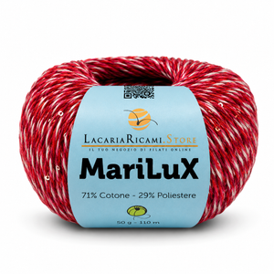 COTONE MariLuX - LacariaRicami.Store - Colore: 38 - ROSSO MIX - by LacariaRicami.Store