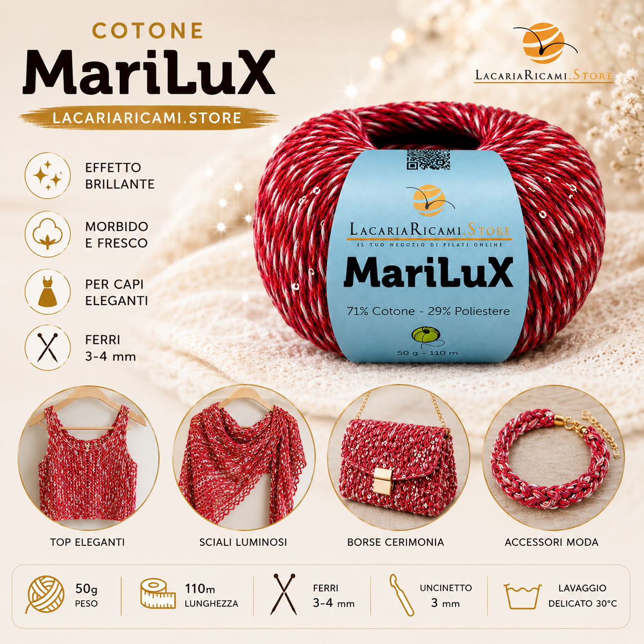 COTONE MariLuX - LacariaRicami.Store