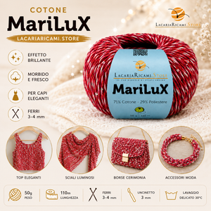 COTONE MariLuX - LacariaRicami.Store - Colore: - by LacariaRicami.Store