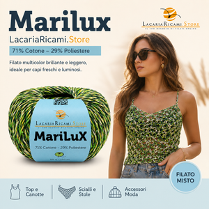 COTONE MariLuX - LacariaRicami.Store - Colore: - by LacariaRicami.Store