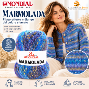 Lana MARMOLADA - MONDIAL - Colore: - by LacariaRicami.Store
