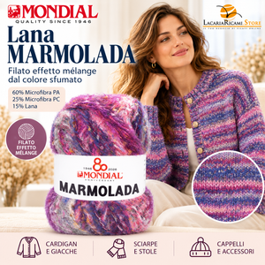 Lana MARMOLADA - MONDIAL - Colore: - by LacariaRicami.Store