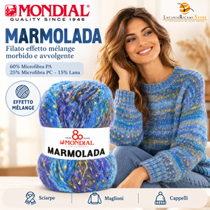 Lana MARMOLADA - MONDIAL - Colore: - by LacariaRicami.Store