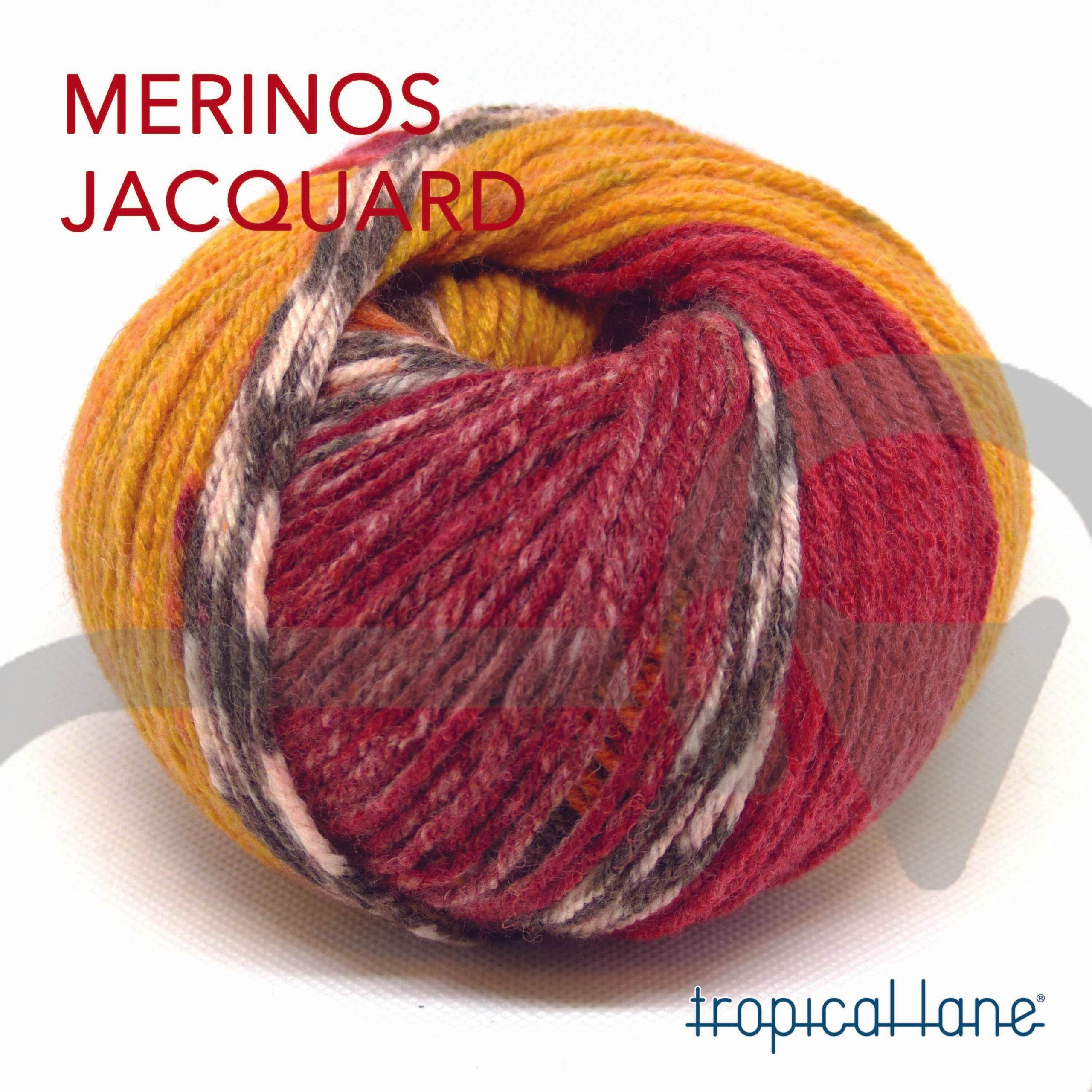 LANA Merinos Jacquard - Tropical Lane - - LacariaRicami.Store