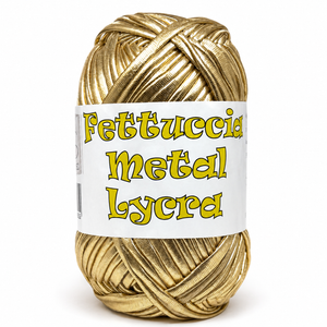Fettuccia METAL LYCRA - MAS Srl - Colore: 02 - ORO - by LacariaRicami.Store