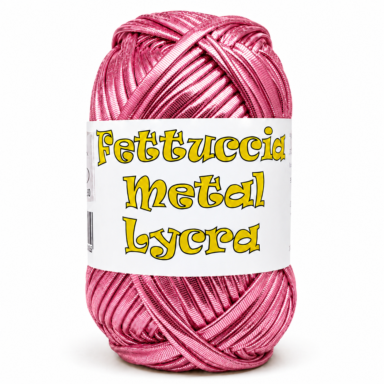 Fettuccia METAL LYCRA - MAS Srl - Colore: 06 - ROSA - by LacariaRicami.Store