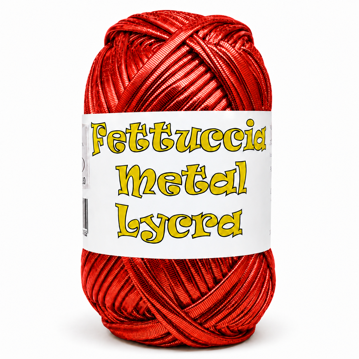 Fettuccia METAL LYCRA - MAS Srl - Colore: 07 - ROSSO - by LacariaRicami.Store