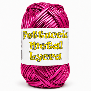 Fettuccia METAL LYCRA - MAS Srl - Colore: 08 - FUXIA - by LacariaRicami.Store