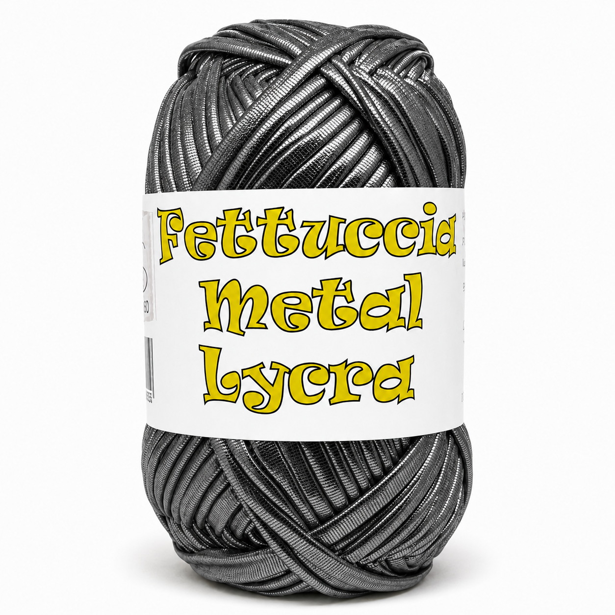 Fettuccia METAL LYCRA - MAS Srl - Colore: 12 - GRIGIO - by LacariaRicami.Store