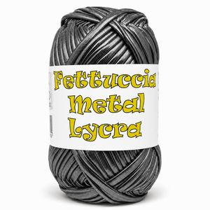 Fettuccia METAL LYCRA - MAS Srl - Colore: 12 - GRIGIO - by LacariaRicami.Store