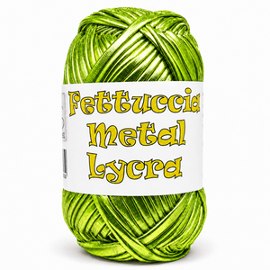 Fettuccia METAL LYCRA - MAS Srl - Colore: 13 - KIWI - by LacariaRicami.Store