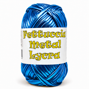 Fettuccia METAL LYCRA - MAS Srl - Colore: 16 - BLUETTE - by LacariaRicami.Store