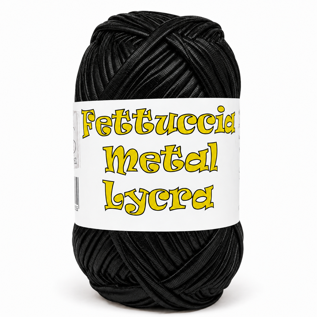 Fettuccia METAL LYCRA - MAS Srl - Colore: 18 - NERO - by LacariaRicami.Store