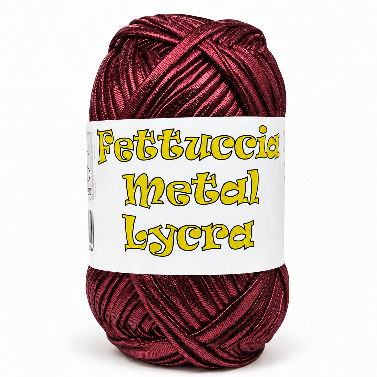 Fettuccia METAL LYCRA - MAS Srl - Colore: 19 - BORDEAUX - by LacariaRicami.Store