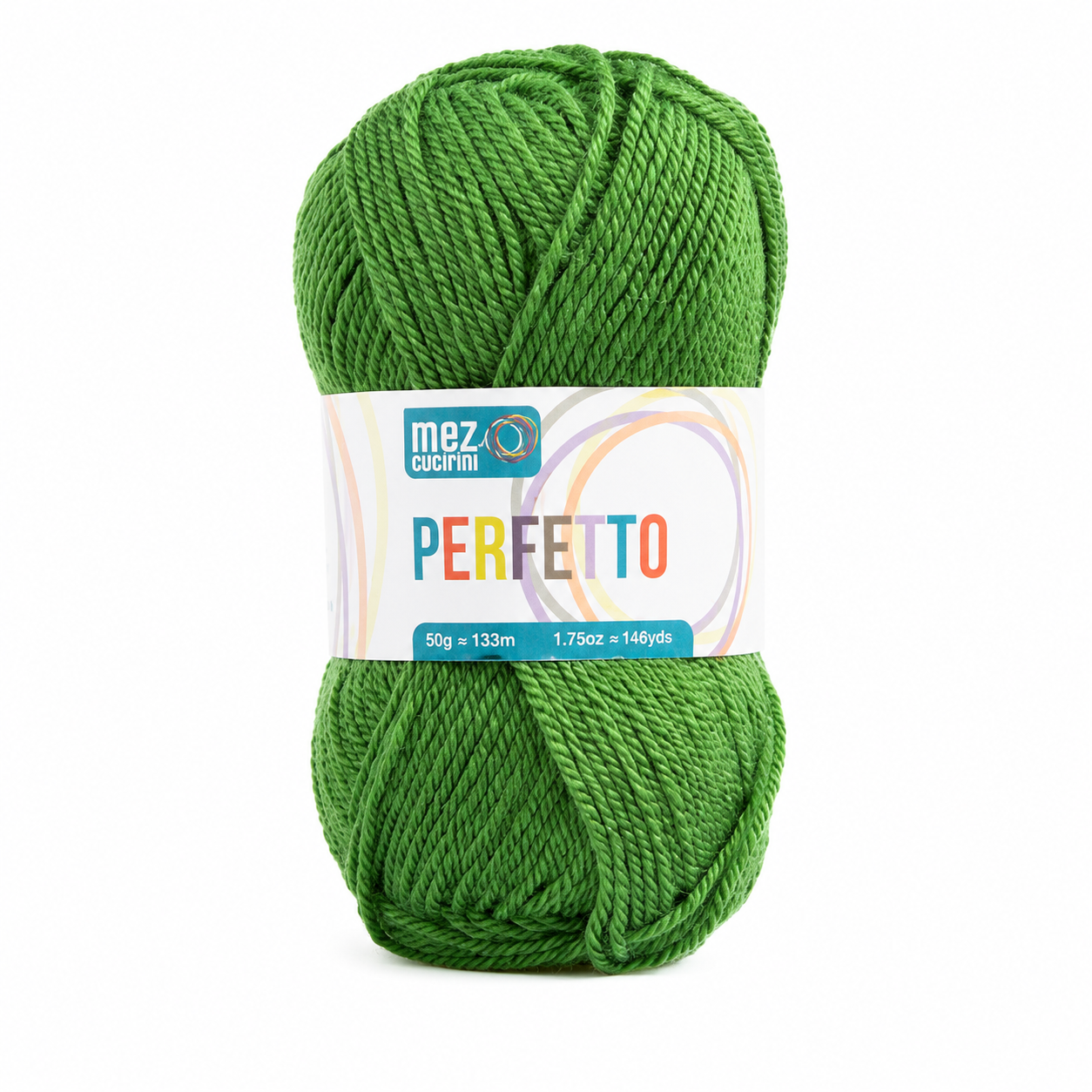 Lana PERFETTO - Mez Cucirini - Colore: P08191 - VERDE FELCE - by LacariaRicami.Store