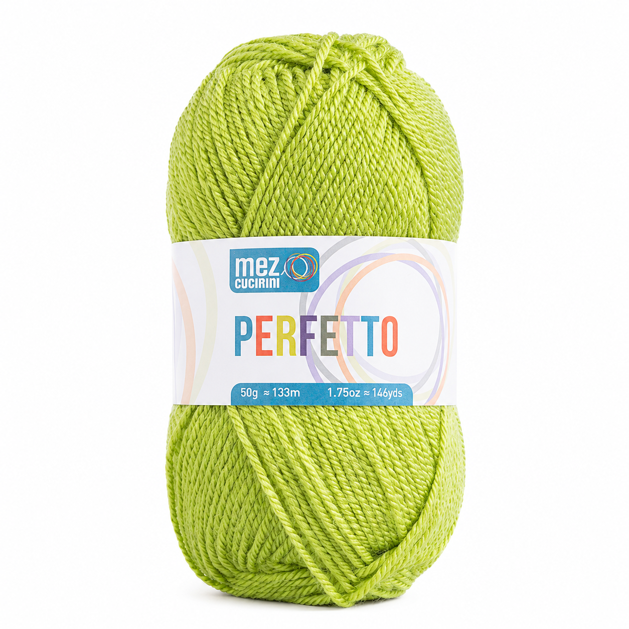 Lana PERFETTO - Mez Cucirini - Colore: P08194 - VERDE LIMONE - by LacariaRicami.Store