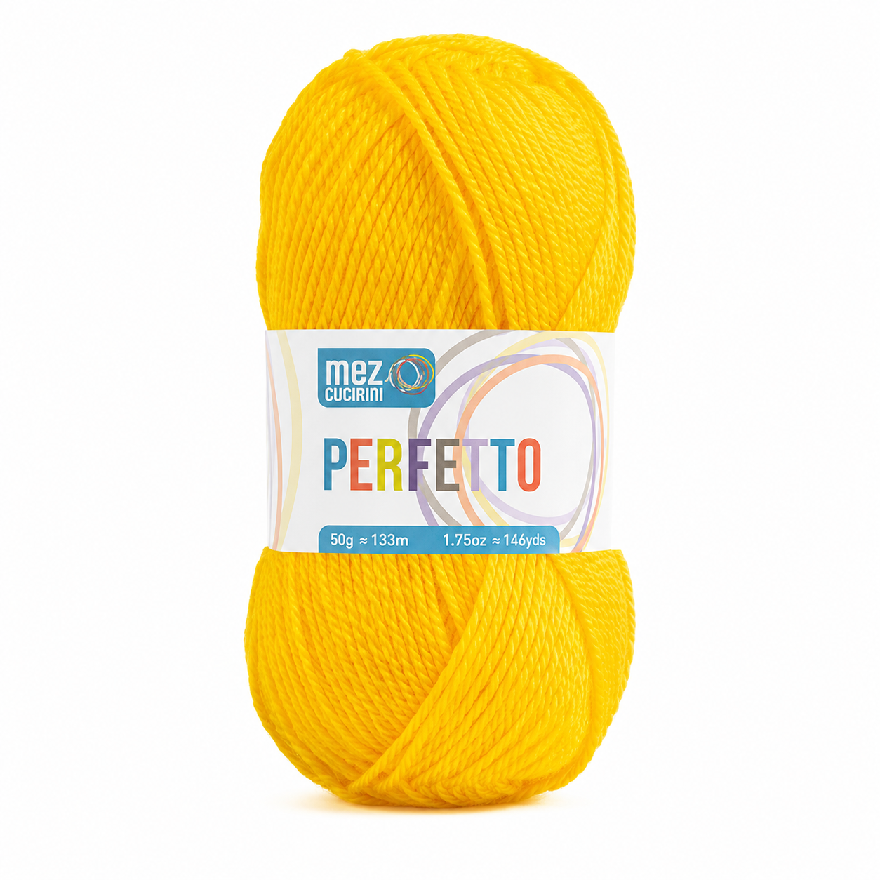 Lana PERFETTO - Mez Cucirini - Colore: P08210 - GIALLO - by LacariaRicami.Store