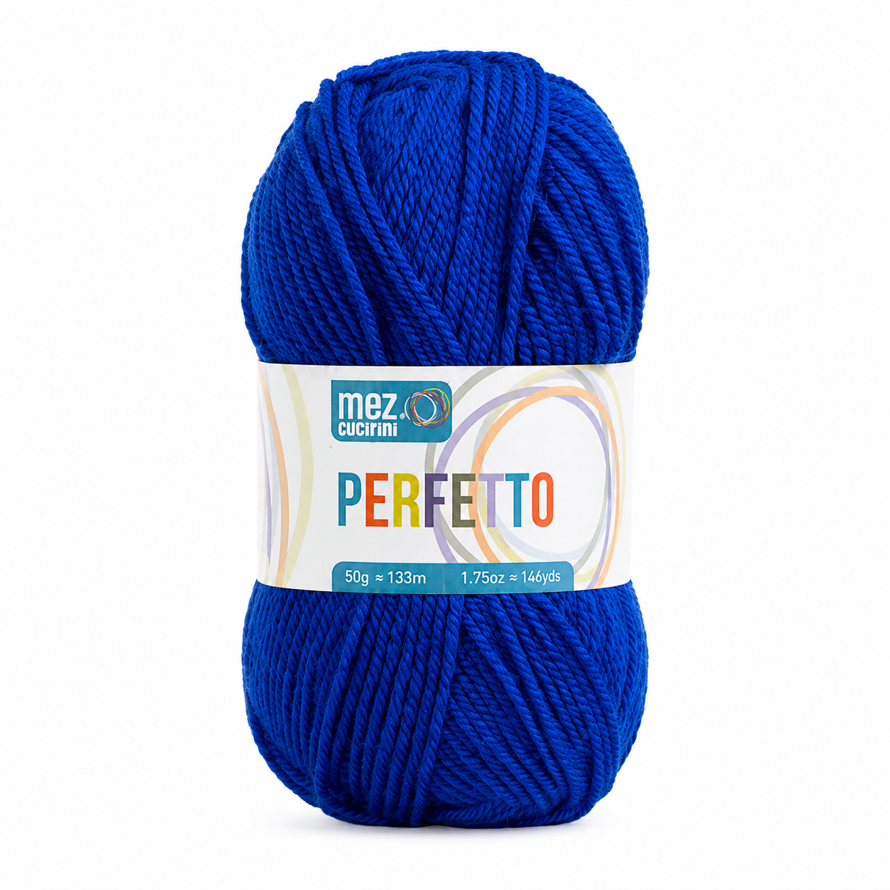 Lana PERFETTO - Mez Cucirini - Colore: P08211 - BLU REALE - by LacariaRicami.Store
