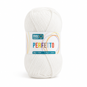 Lana PERFETTO - Mez Cucirini - Colore: P08224 - BIANCO - by LacariaRicami.Store