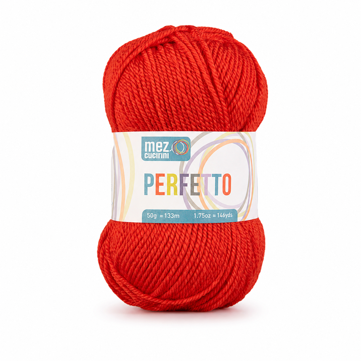 Lana PERFETTO - Mez Cucirini - Colore: P08241 - ROSSO SCARLATTO - by LacariaRicami.Store