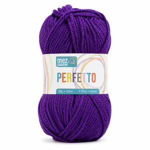 Lana PERFETTO - Mez Cucirini - Colore: P08303 - VIOLA DALIA - by LacariaRicami.Store