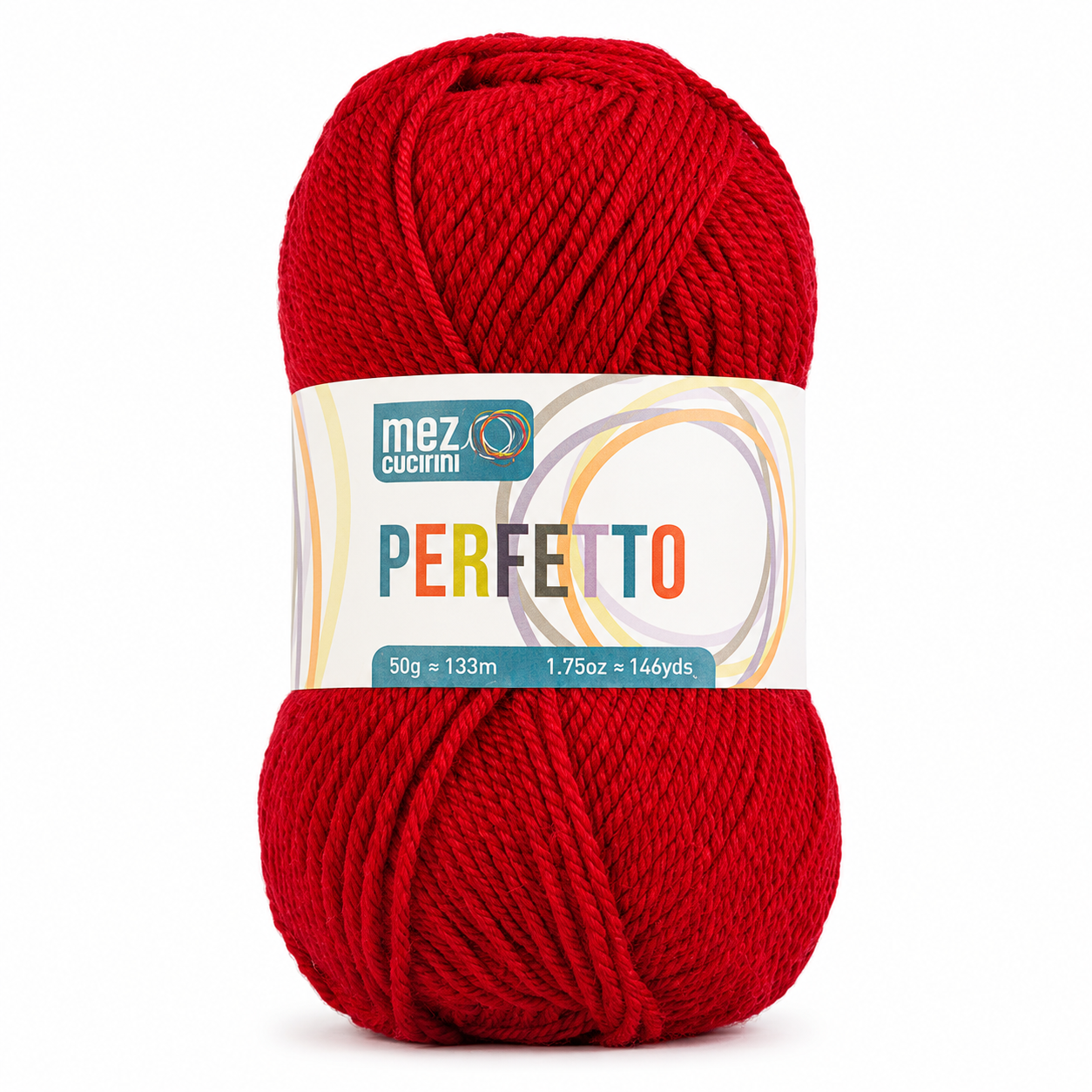 Lana PERFETTO - Mez Cucirini - Colore: P08309 - ROSSO CILIEGIA - by LacariaRicami.Store