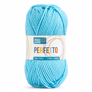 Lana PERFETTO - Mez Cucirini - Colore: P08324 - TURCHESE - by LacariaRicami.Store