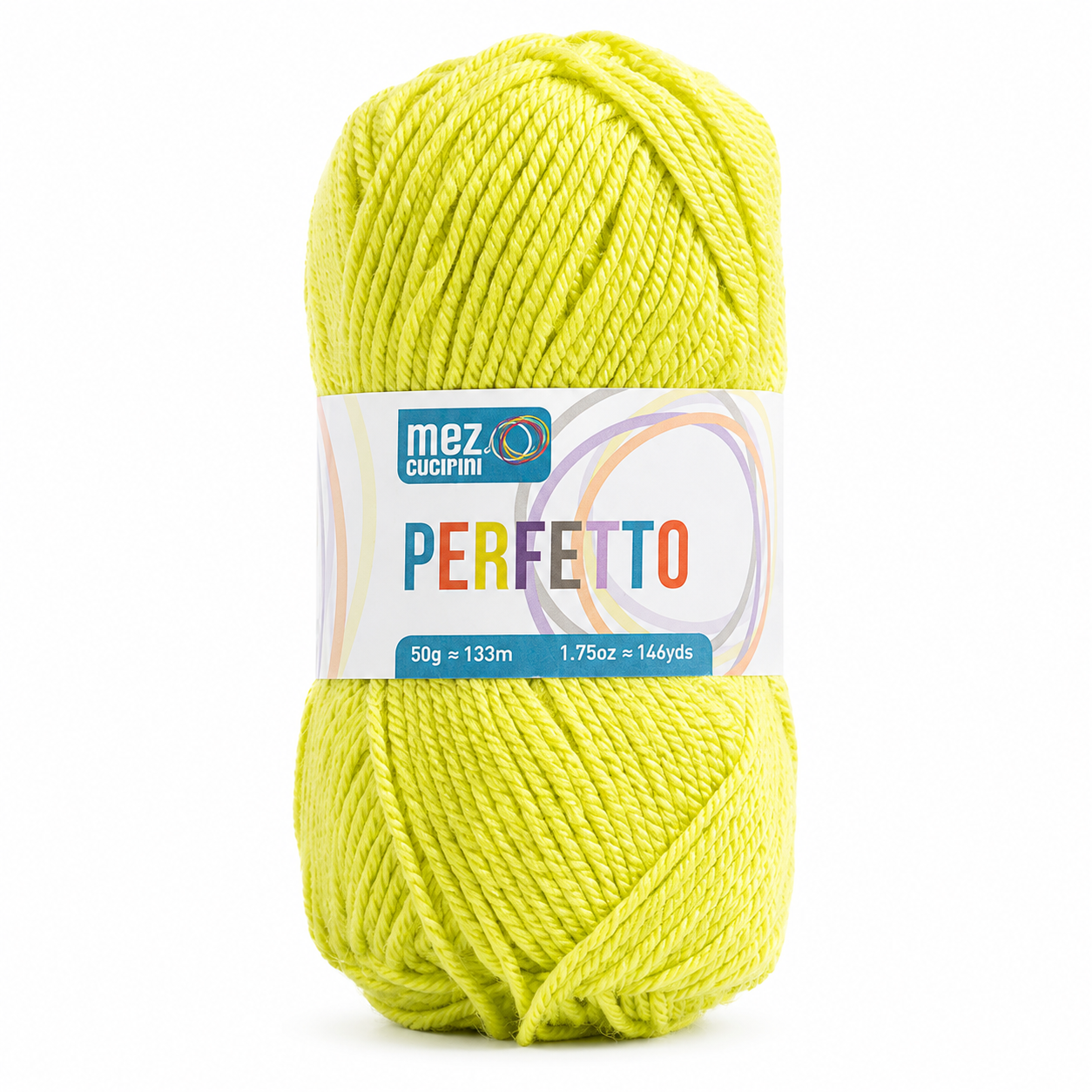 Lana PERFETTO - Mez Cucirini - Colore: P08325 - VERDE ANICE - by LacariaRicami.Store