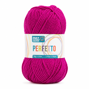 Lana PERFETTO - Mez Cucirini - Colore: P08350 - ROSA FORTE - by LacariaRicami.Store