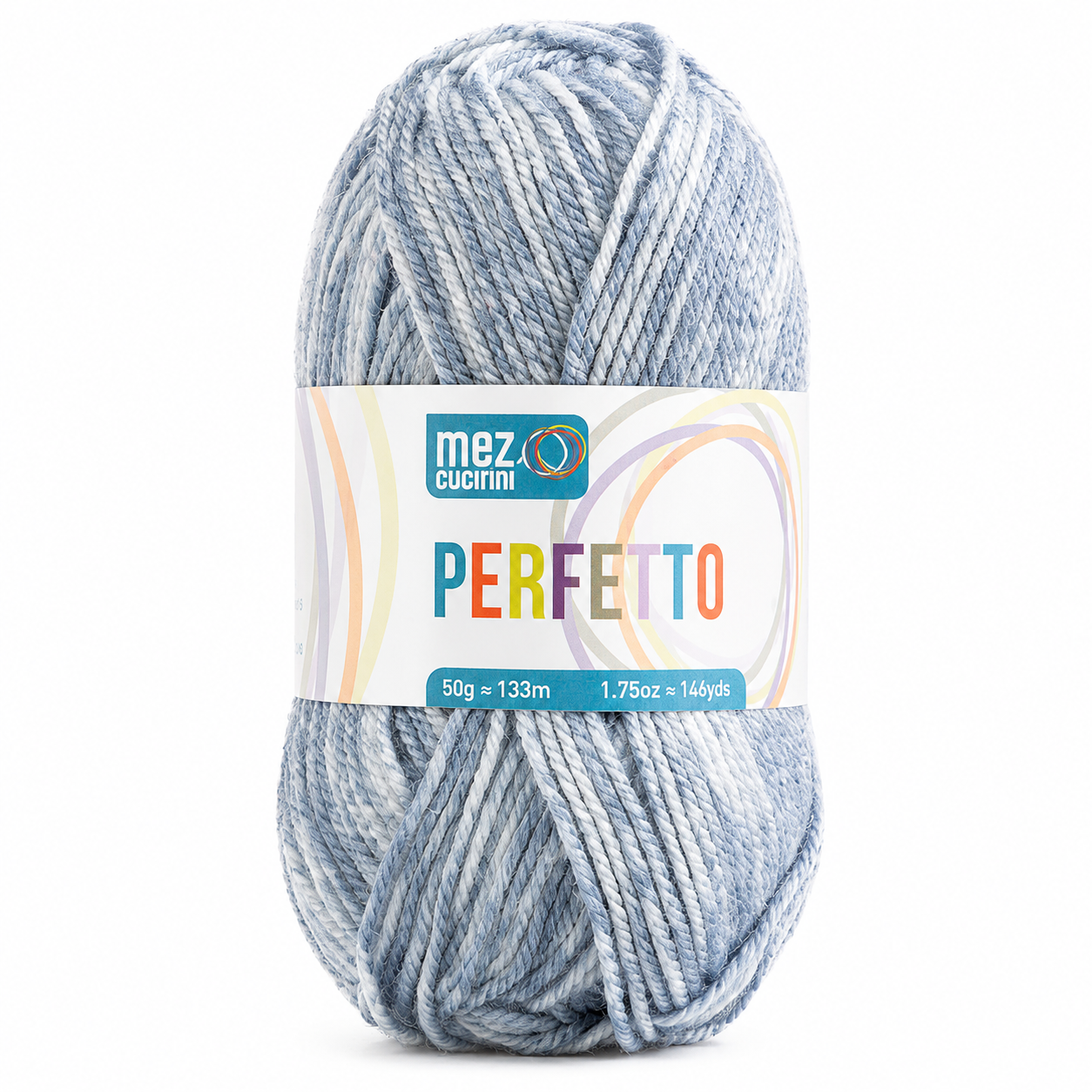 Lana PERFETTO - Mez Cucirini - Colore: P08352 - AZZURRO DENIM - by LacariaRicami.Store