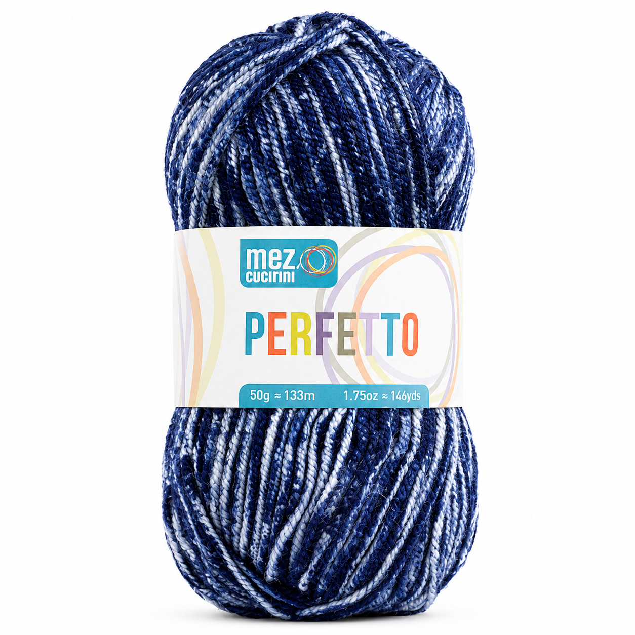 Lana PERFETTO - Mez Cucirini - Colore: P08354 - BLU DENIM - by LacariaRicami.Store