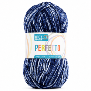 Lana PERFETTO - Mez Cucirini - Colore: P08354 - BLU DENIM - by LacariaRicami.Store