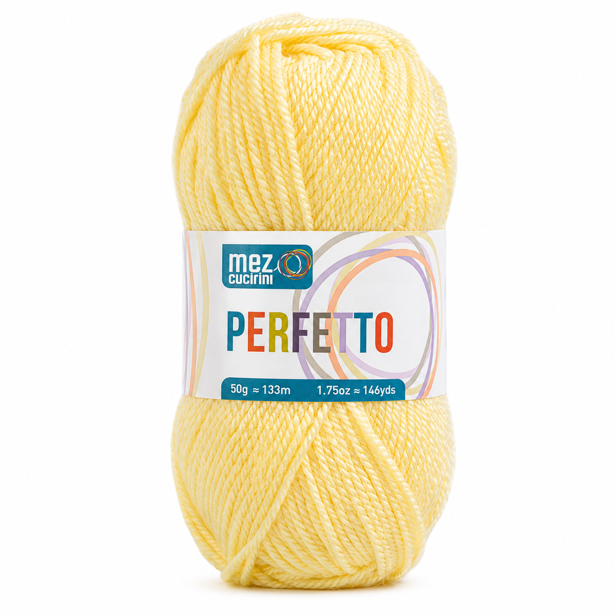 Lana PERFETTO - Mez Cucirini - Colore: P08361 - GIALLO LIMONE - by LacariaRicami.Store
