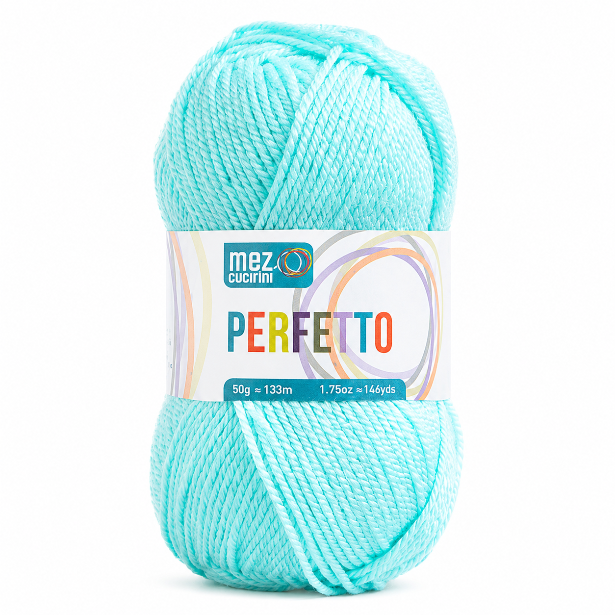 Lana PERFETTO - Mez Cucirini - Colore: P08366 - BLU MENTA - by LacariaRicami.Store