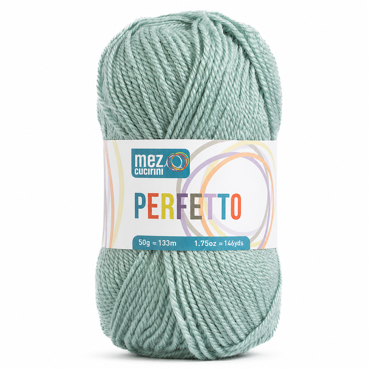 Lana PERFETTO - Mez Cucirini - Colore: P08378 - VERDE MARE - by LacariaRicami.Store