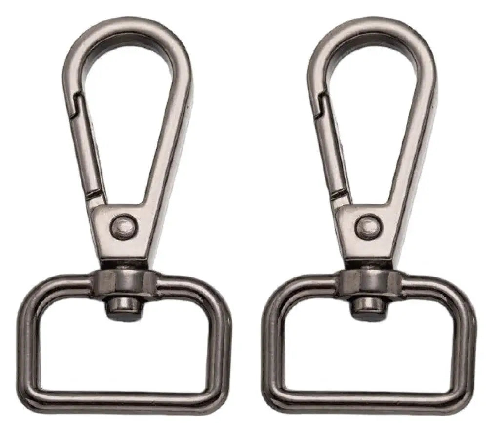 Moschettoni anello a D girevole - 47x32 mm - - LacariaRicami.Store